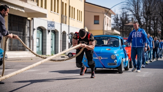 Alex Camera record Fiat 500 Nervesa della Battaglia