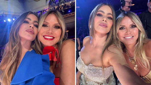 Heidi Klum e Sofia Vergara, sabato sera in discoteca per le due grandi amiche e colleghe