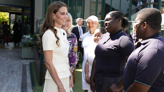 Kate Middleton è tornata a Wimbledon, il suo look