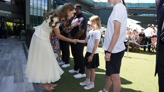 Kate Middleton è tornata a Wimbledon, il suo look