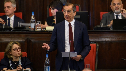 Mayor Giuseppe Sala at the City Council Meeting - Milan, July 21, 2025 (Photo Claudio Furlan/Lapresse)