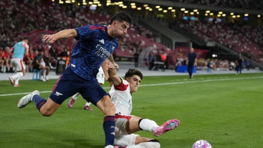 Davide Bartesaghi in action during a football match