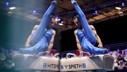 Lorenzo Bonicelli during competition