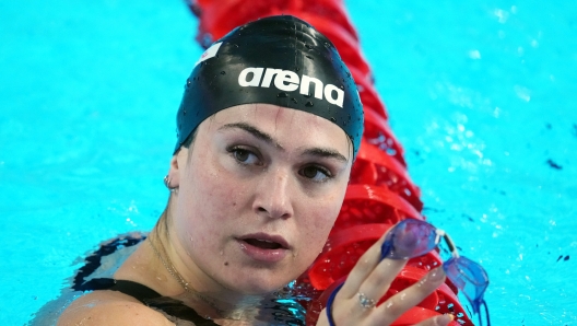 Бенедетта Пилато во время чемпионата мира по водным видам спорта в Сингапуре, 2025 год.