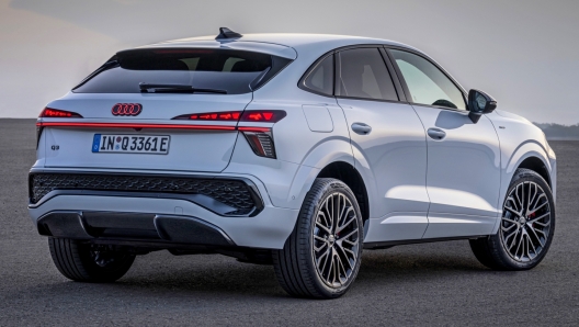 Dettaglio posteriore Audi Q3 Sportback con i nuovi gruppi ottici
