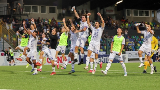 Serie C Players Celebrating