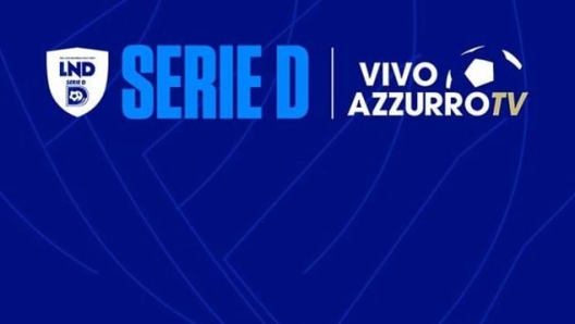Serie D football match being broadcast