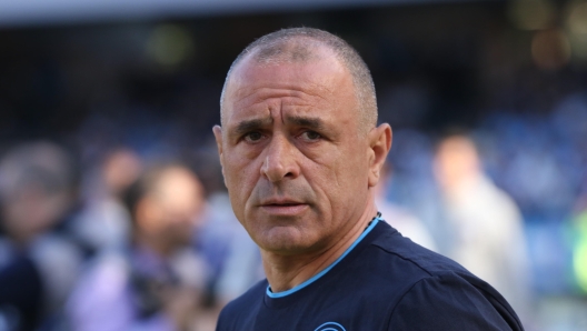 Francesco Calzona coaching Napoli