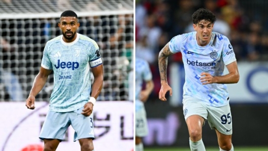 Juventus and Inter Milan away kits side-by-side