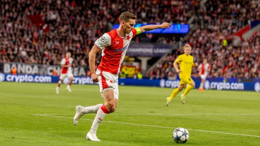 Slavia Prague team celebration