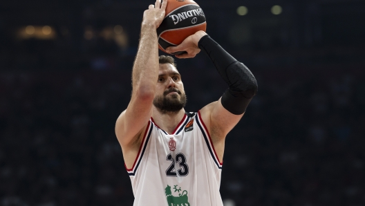 Marko Guduric in action for Olimpia Milan