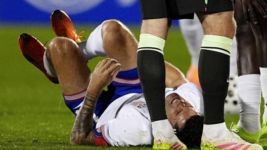 Christian Pulisic infortunato