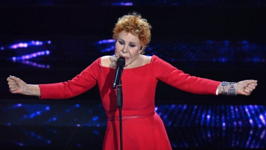 Italian singer Ornella Vanoni performs on stage at the Ariston theatre during the 73rd Sanremo Italian Song Festival, in Sanremo, Italy, 11 February 2023. The music festival will run from 07 to 11 February 2023.  ANSA/ETTORE FERRARI