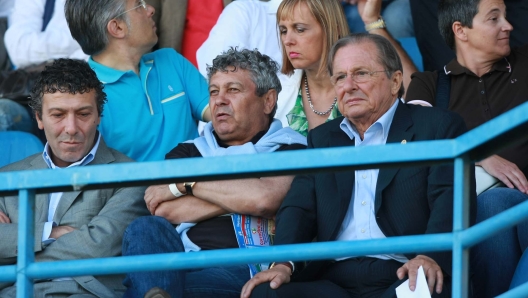 ©Paolo Nucci - LaPresse  07-06-2009 Empoli  Sport Calcio Play Off Serie B 08-09 Empoli-Brescia  nella foto: Lucescu e Corioni in ribuna