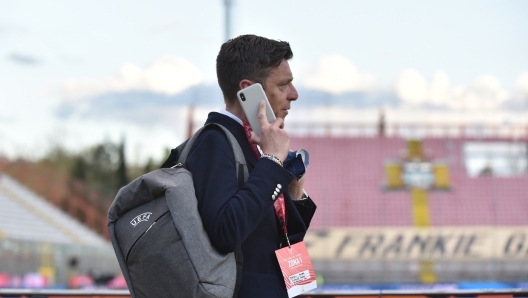 Foto Roberto Settonce/LaPresse 
25 Aprile 2022 Perugia, Italia 
sport, calcio 
Perugia vs Parma - Campionato di calcio Serie BKT 2021/2022 - Stadio Renato Curi
Nella foto: il designatore degli arbitri di a e b gianluca rocchi ieri a perugia
Photo Roberto Settonce/LaPresse 
April, 25th 2022 - Perugia, Italy 
sport, soccer  
Perugia vs Parma - Italian Football Championship League BKT 2021/2022 - Renato Curi Stadium
In the pic:referee designator gianluca rocchi yesterday in perugia stadium