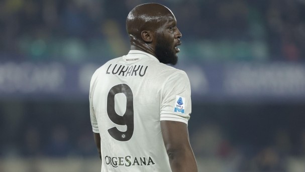 SSC Napoli's Romelu Lukaku shows his dejection during the Italian Serie A soccer match Hellas Verona FC vs SSC Napoli at Marcantonio Bentegodi Stadium in Verona, Italia, 28 February 2026. ANSA/EMANUELE PENNACCHIO