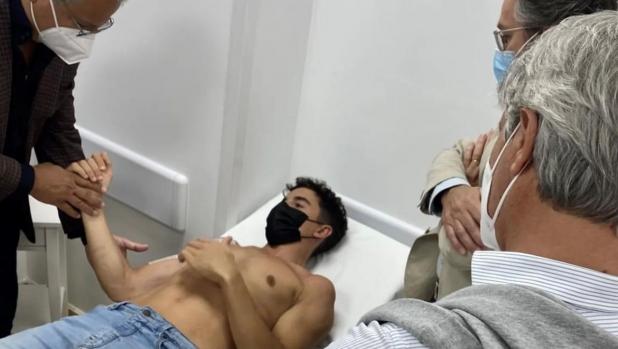 Marc Marquez visitato a Madrid dopo la quarta operazione