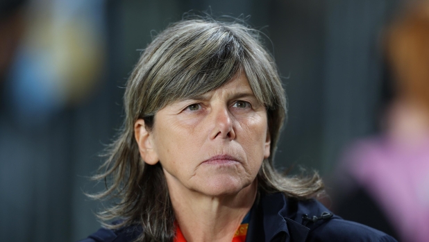 AUCKLAND, NEW ZEALAND - JULY 24: Milena Bertolini, Head Coach of Italy, looks on prior to the FIFA Women's World Cup Australia & New Zealand 2023 Group G match between Italy and Argentina at Eden Park on July 24, 2023 in Auckland, New Zealand. (Photo by Phil Walter/Getty Images)