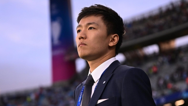 ISTANBUL, TURKEY - JUNE 10:  President of FC Internazionale Steven Zhang attends prior to the UEFA Champions League 2022/23 final match between FC Internazionale and Manchester City FC at Atatuerk Olympic Stadium on June 10, 2023 in Istanbul, Turkey. (Photo by Mattia Ozbot - Inter/Inter via Getty Images)