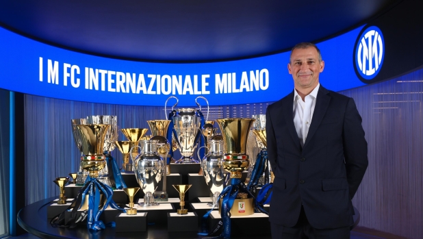 MILAN, ITALY - JUNE 29: Unveil new youth sector director Massimo Tarantino poses for a picture at FC Internazionale Headquarters on June 29, 2023 in Milan, Italy. (Photo by Mattia Pistoia - Inter/Inter via Getty Images)