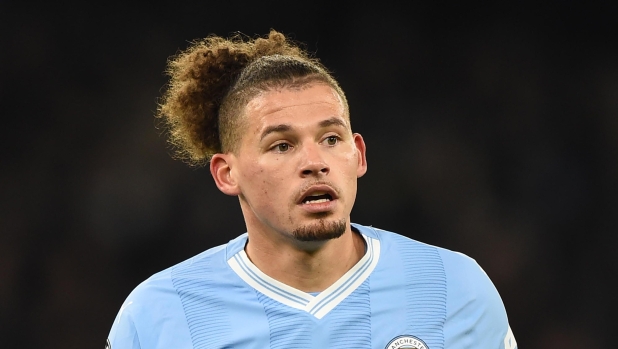 epa10963606 Kalvin Phillips of Manchester City looks on during the UEFA Champions League Group G match between Manchester City and Young Boys Bern in Manchester, Britain, 07 November 2023.  EPA/PETER POWELL