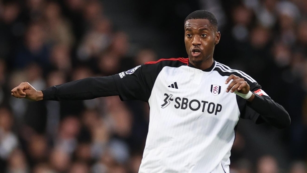 LONDON, ENGLAND - DECEMBER 23: Tosin Adarabioyo of Fulham controls the ball during the Premier League match between Fulham FC and Burnley FC at Craven Cottage on December 23, 2023 in London, England. (Photo by Ryan Pierse/Getty Images)