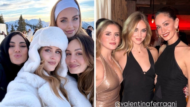Ferragni, De Lellis & Co. a Gstaad: la "riunione" di influencer sulla neve