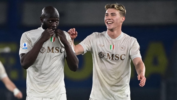 Il Napoli e un attacco di giganti: Lucca e Lukaku con Hojlund, sono quasi 6 metri...
