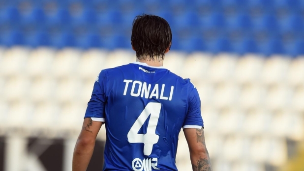 Playoff Serie C, Sandro Tonali sugli spalti del Rigamonti per seguire il Brescia