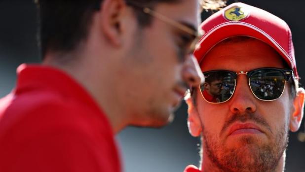 Charles Leclerc, 21 anni, e Sebastian Vettel, 32. Getty Images