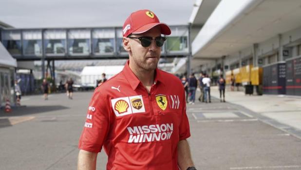 Sebastian Vettel, 32 anni, pilota Ferrari. AP