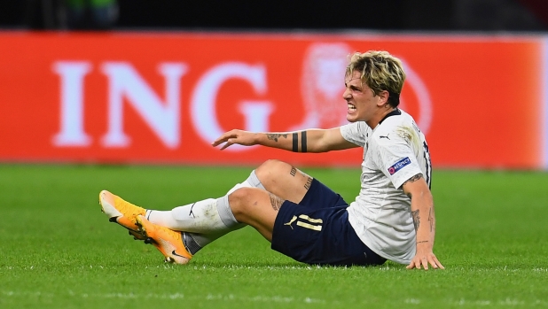 <<enter caption here>> during the UEFA Nations League group stage match between Netherlands and Italy at Johan Cruijff Arena on September 7, 2020 in Amsterdam, Netherlands.