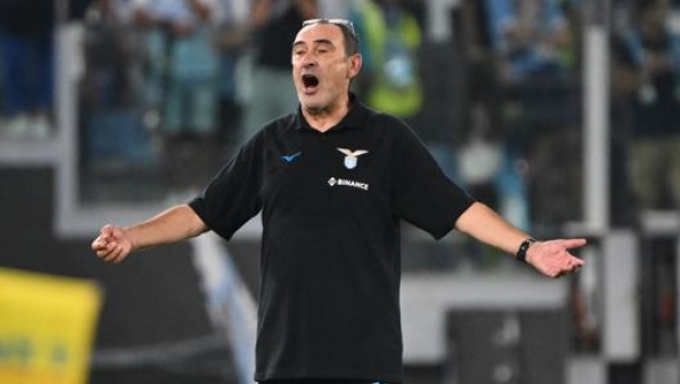 La rabbia di Maurizio Sarri durante la gara Lazio-Napoli di sabato scorso