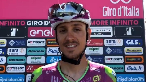 Prima della partenza della 9ª tappa del Giro d'Italia 2022, da Isernia al Blockhaus, il ciclista del team Bardiani-CSF-Faizanè, Filippo Zana, parla della sua condizione