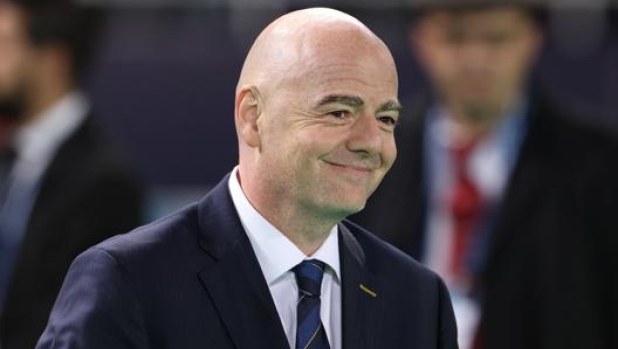 Il presidente della Fifa, Gianni Infantino AFP