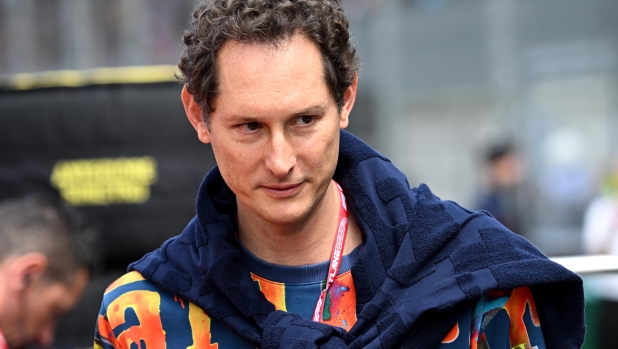 epa10722295 John Elkann, managing director of Exor and He is part of the Agnelli family, which has majority ownership of the investment company and Ferrari, before the Formula 1 Austrian Grand Prix at the Red Bull Ring race track in Spielberg, Austria, 02 July 2023.  EPA/CHRISTIAN BRUNA