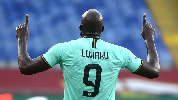 Inter's Romelu Lukaku jubilates after scoring the gol during the Italian Serie A match Genoa Cfc vs Fc Inter at Luigi Ferraris stadium in Genoa, Italy, 25 July 2020.
ANSA/LUCA ZENNARO