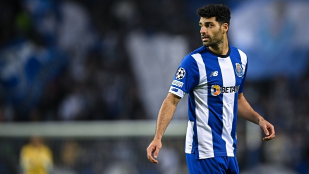 PORTO, PORTUGAL - NOVEMBER 7: Mehdi Taremi of FC Porto reacts during the UEFA Champions League match between FC Porto and Royal Antwerp FC at Estadio do Dragao on November 7, 2023 in Porto, Portugal. (Photo by Octavio Passos/Getty Images)