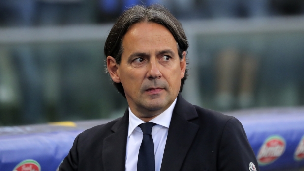 Simone Inzaghi (head coach FC Inter) during the  Serie A soccer match between Hellas Verona  and Inter at the Marcantonio Bentegodi Stadium, north Est Italy - Sunday, May 26, 2024. Sport - Soccer (Photo by Paola Garbuioi/Lapresse)