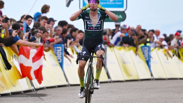 Criterium du Dauphine 2024 - 76th Edition - 6th stage Hauterives - Le Collet d’Allevard 174,1 km - 07/06/2024 - Primoz Roglic (SLO - BORA - hansgrohe) - photo Ivan Benedetto/SprintCyclingAgency©2024