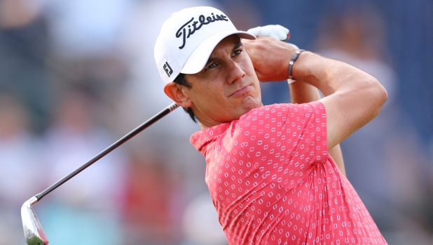 PINEHURST, NORTH CAROLINA - JUNE 13: Matteo Manassero of Italy plays his shot from the 12th tee during the first round of the U.S. Open at Pinehurst Resort on June 13, 2024 in Pinehurst, North Carolina.   Andrew Redington/Getty Images/AFP (Photo by Andrew Redington / GETTY IMAGES NORTH AMERICA / Getty Images via AFP)
