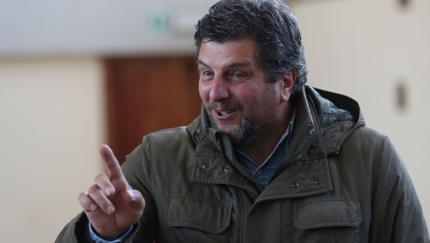 FLORENCE, ITALY - MARCH 26: Silvio Baldini manager of Carrarese Calcio during "Panchina D'oro season 2017-2018" at Coverciano on March 26, 2018 in Florence, Italy.  (Photo by Gabriele Maltinti/Getty Images)