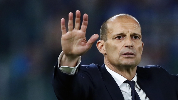 JuventusÃ? coach Massimiliano Allegri gestures during the Italian Cup (Coppa Italia) final soccer match between Atalanta BC and Juventus FC at the Olimpico stadium in Rome, Italy, 15 May 2024. ANSA/ANGELO CARCONI