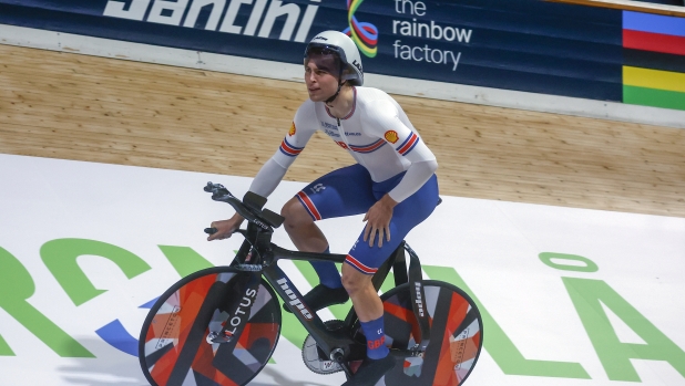 2024 UCI Track World Championships - Ballerup - Day 3 - 18/10/2024 - Men’s Individual Pursuit Qualification - Josh Charlton (GBR) - photo Roberto Bettini/SprintCyclingAgency©2024