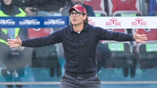 Torino's coach Paolo Vanoli  during the Serie A soccer match between Cagliari Calcio and Torino at the Unipol Domus in Cagliari, Sardinia -  Sunday, 20 October 2024. Sport - Soccer (Photo by Gianluca Zuddas/Lapresse)