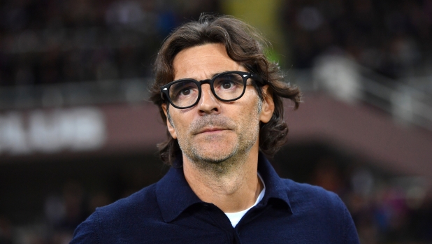 TURIN, ITALY - OCTOBER 25: Paolo Vanoli, Head Coach of Torino, looks on prior to the Serie A match between Torino and Como at Stadio Olimpico di Torino on October 25, 2024 in Turin, Italy. (Photo by Valerio Pennicino/Getty Images)