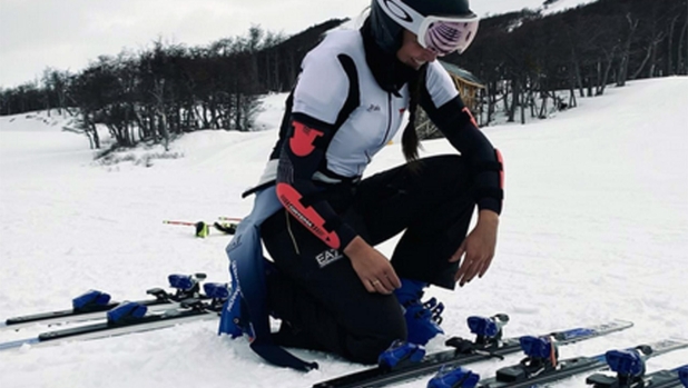 Matilde Lorenzi, la giovane promessa dello sci azzurro morta dopo essere caduta ieri durante un allenamento sul ghiacciaio della val Senales, in Alto Adige, in una foto tratta dal suo profilo Instagram, 29 ottobre 2024. INSTAGRAM/ MATILDE LORENZI +++ATTENZIONE LA FOTO NON PUO' ESSERE PUBBLICATA O RIPRODOTTA SENZA L'AUTORIZZAZIONE DELLA FONTE DI ORIGINE CUI SI RINVIA+++ NPK +++