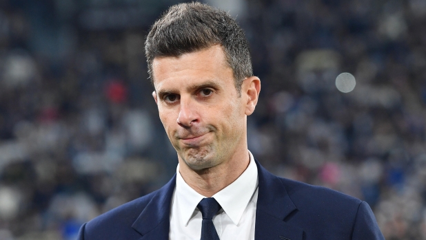 Juventus coach Thiago Motta gesture during the italian Serie A soccer match Juventus FC vs Parma Calcio at the Allianz Stadium in Turin, Italy, 30 october 2024 ANSA/ALESSANDRO DI MARCO