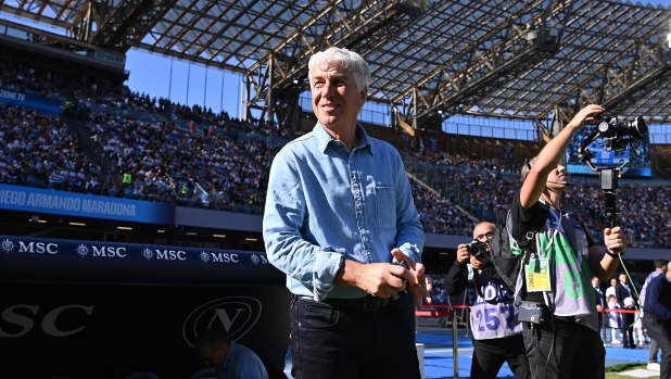 Gian Piero Gasperini Napoli - Atalanta Serie A Enilive 2024/2025 Napoli, 03/11/2024 Foto G.MasI/Ciamillo - Napoli - Atalanta - fotografo: G.Masi