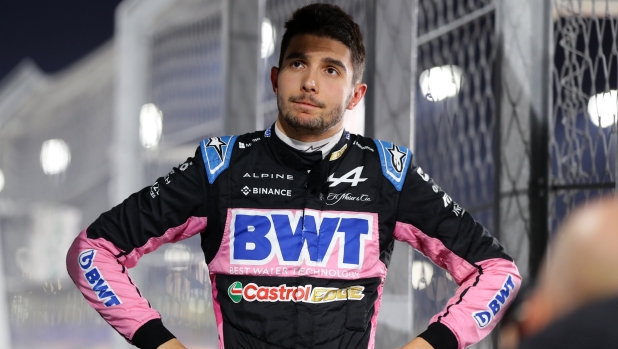 LUSAIL CITY, QATAR - DECEMBER 01: Esteban Ocon of France and Alpine F1 looks on after crashing and retiring from the race during the F1 Grand Prix of Qatar at Lusail International Circuit on December 01, 2024 in Lusail City, Qatar. (Photo by Joe Portlock/Getty Images)